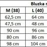 Bluzka z kołnierzem w stylu Jackie Kennedy, T243, brudny niebieski - styl