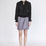 LANTI urban fashion kobieca bluzka subtelna, blu129 czarny stylowa modna