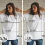 Gabriela Krawczyk bluzka koszulka bawełniana szara l/xl z ważki nadruk