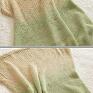 cieniwana bluzki cieniowana z zielenią top