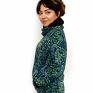 bluza damska wiola gałązki granatowe 2xs - 3xl kolorowa