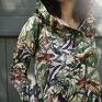 bluzy: Oversize hoodie ogromny kaptur gepardy XL wiosenna