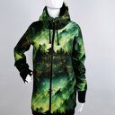 Bluza damska Z KAPTUREM rozpinana LAS