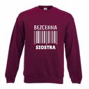 Bluza z nadrukiem, prezent najlepsza siostra, sis, koszulki dla sióstr, urodziny