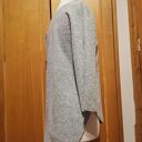 Szara bluza damska boho-folk Ruda Klara - dekolt łódka, rozmiar M (przód 62 cm, tył 81 cm)