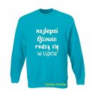 Bluza z nadrukiem dla taty, prezent najlepszy, urodziny tatusia, święta, od dzieci