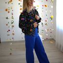 Bomberka oversize chabry i nagietki