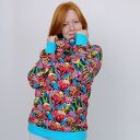 Bluza damska Z KOMINEM kolorowa protea