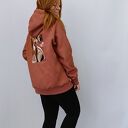 Ciepła bluza damska MEGI z haftem KOT ELEGANT