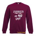 Bluza z nadrukiem dla solenizanta, urodzinowa, rocznica, data, rok, lata, prezent