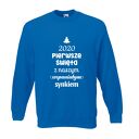 Bluza z nadrukiem pierwsze z mężem, chłopakiem, imię, we trójkę, mikołajki, prezent