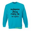 Bluza z nadrukiem dla mamy, prezent mamusi, urodziny, święta, najlepsza, będę