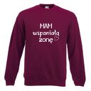 Bluza z nadrukiem dla narzeczonego, męża, prezent mąż, chłopak, urodziny, walentynki