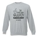 Bluza z nadrukiem dla narzeczonego, męża, prezent mąż, chłopak, urodziny, walentynki