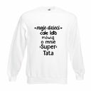 Bluza z nadrukiem dla taty, prezent najlepszy, urodziny tatusia, święta, od dzieci