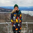 AFRICAN BATIC długa bluza oversize z wzorzystej tkaniny S