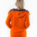 Pomarańczowa bluza Orange Summer-Me z dużym kapturem