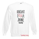 Bluza z nadrukiem dla narzeczonego, męża, prezent mąż, chłopak, urodziny, walentynki