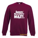 Bluza z nadrukiem dla narzeczonego, męża, prezent mąż, chłopak, urodziny, walentynki