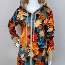 Bluza damska rozpinana MARGO Malowane kwiaty