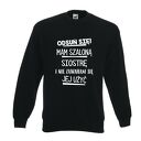 Bluza z nadrukiem, prezent najlepsza siostra, sis, koszulki dla sióstr, urodziny