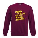 Bluza z nadrukiem dla mamy, prezent mamusi, urodziny, święta, najlepsza, będę