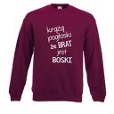 Bluza z nadrukiem dla brata, prezent najlepszy brat, urodziny brother, święta