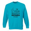 Bluza z nadrukiem, prezent najlepsza kucharka, urodziny, restauracja, gastronomia