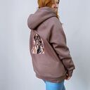 Ciepła bluza damska MEGI z haftem PIES ELEGANT