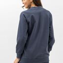 Grafitowa bluza damska raglan Basic Adalet - wygodna bawełniana dresówka 250g