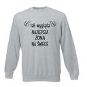 Bluza z nadrukiem dla narzeczonej, żony, prezent, urodziny, święta, najlepsza