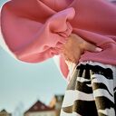 Barbie Tingz / bluza z obszernymi rękawami - oversize w Barbie Pink