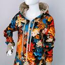 Bluza damska rozpinana MARGO Malowane kwiaty