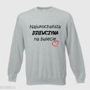 Bluza z nadrukiem dla dziewczyny, kobiety, żony, siostry, prezent, walentynki, dzień