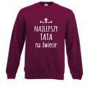 Bluza z nadrukiem dla taty, prezent najlepszy, urodziny tatusia, święta, od dzieci