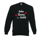 Bluza z nadrukiem dla narzeczonej, żony, prezent, urodziny, święta, najlepsza