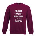 Bluza z nadrukiem, prezent najlepsza siostra, sis, koszulki dla sióstr, urodziny