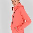 Bluza na zamek Suzana pastelowy koral