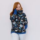 Bluza damska z kominem dmuchawce