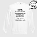 bluza z nadrukiem dla chłopaka, faceta, mężczyzny, męża, niego, prezent