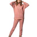 Bluza damska Tea Rose - ręcznie szyta w slow fashion z biobawełny GOTS