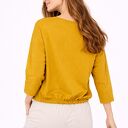 Bluza Verona damska nietoperz - musztardowa oliwka