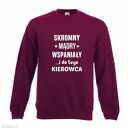 Bluza z nadrukiem dla kierowcy, prezent do pracy, urodziny, święta, tir, tirowiec