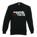 Bluza z nadrukiem dla taty, prezent najlepszy, urodziny tatusia, święta, od dzieci