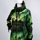 Bluza damska Z KAPTUREM rozpinana LAS