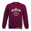 Bluza z nadrukiem dla brata, prezent najlepszy brat, urodziny brother, święta