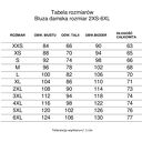 Bluza damska AURIN „Fioletowe liście nocą” - oversize