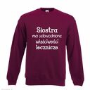 Bluza z nadrukiem, prezent najlepsza siostra, sis, koszulki dla sióstr, urodziny