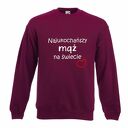 Bluza z nadrukiem dla narzeczonego, męża, prezent mąż, chłopak, urodziny, walentynki