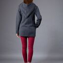 Bluza Saloni Long z kapturem - ręcznie szyta na zamek